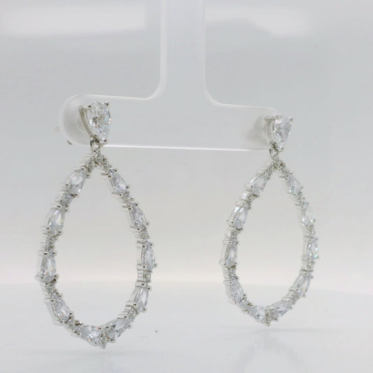 Open Teardrop Earrings