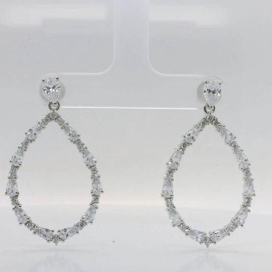 Open Teardrop Earrings