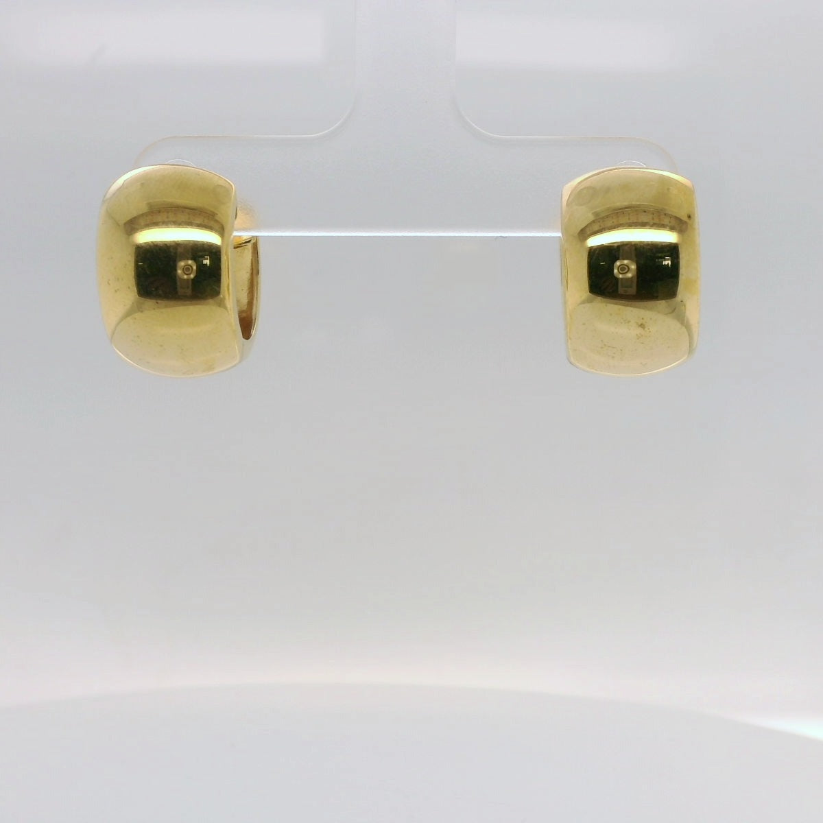 Yellow Fresh Face Huggie Earrings