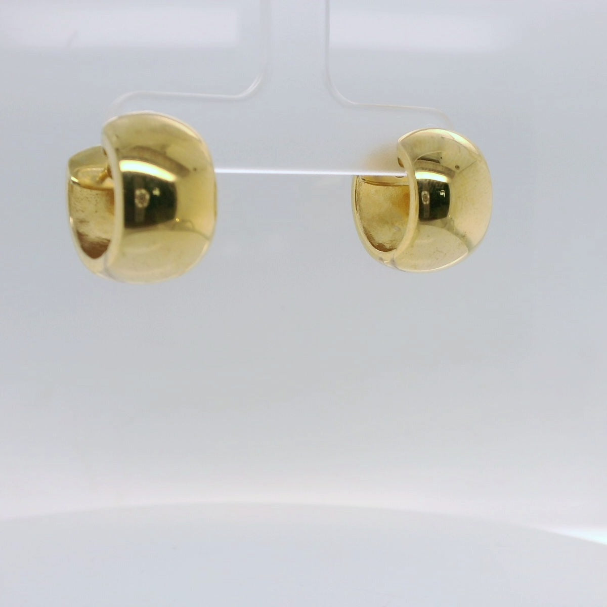 Yellow Fresh Face Huggie Earrings