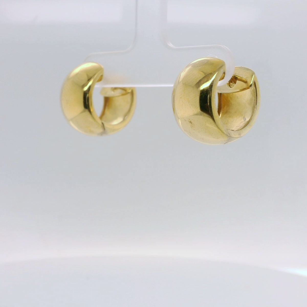 Yellow Fresh Face Huggie Earrings