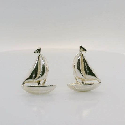 Sail Boat Cuff Links