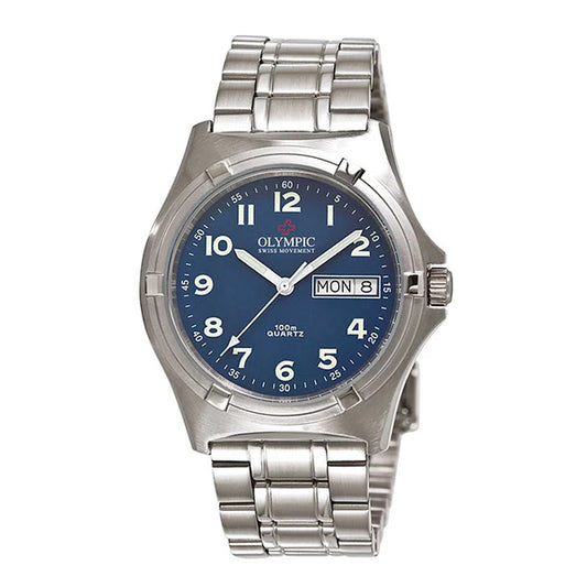 Olympic Gents Blue Numeral Workwatch