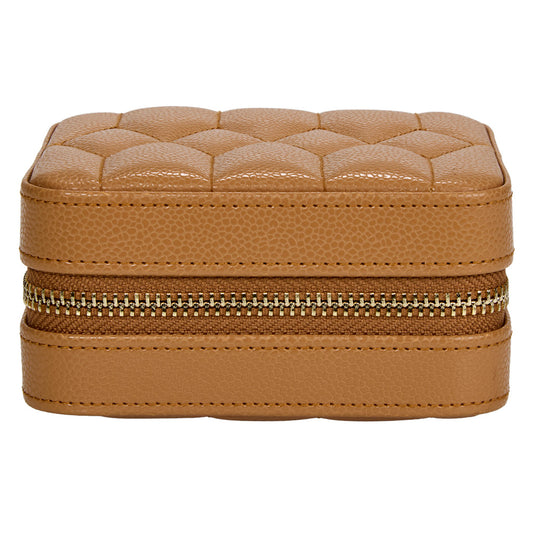 Wolf Lauren Zip Travel Case - Caramel