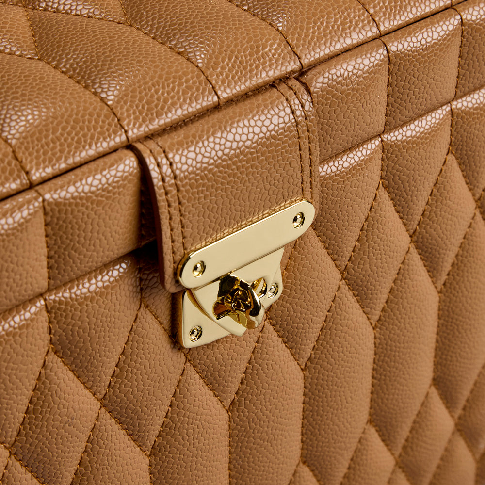 Wolf Lauren Large Jewellery Box - Caramel