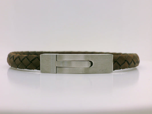 Brown Braided Bracelet