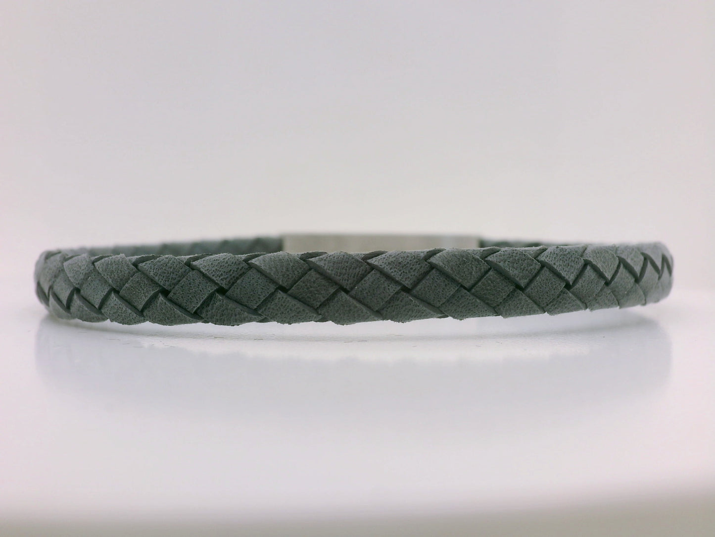 Blue Braided Suede Bracelet