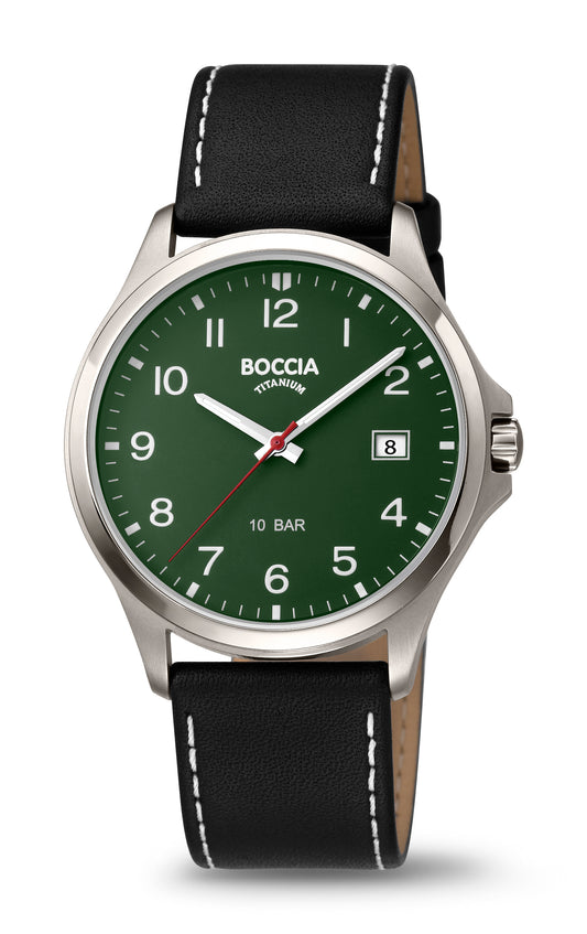 BOCCIA Green Dial Watch