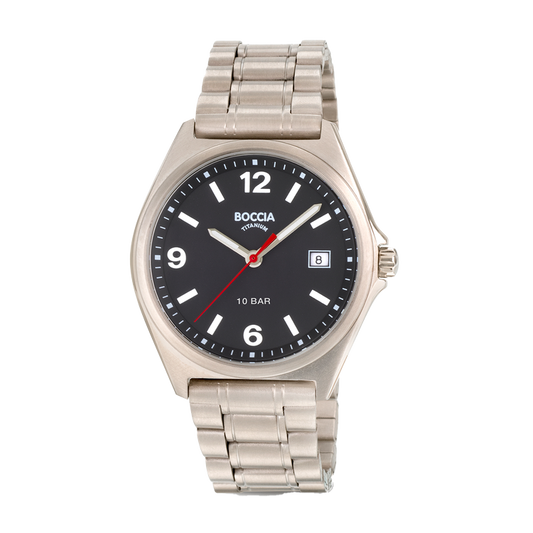 BOCCIA Black Dial Watch