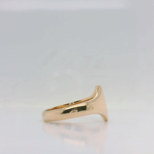 Rose Gold Signet Ring