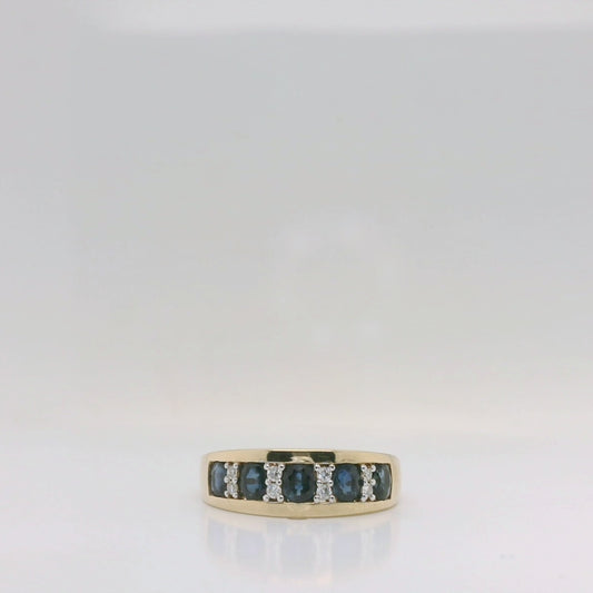 Sapphire & Diamond Dress Ring