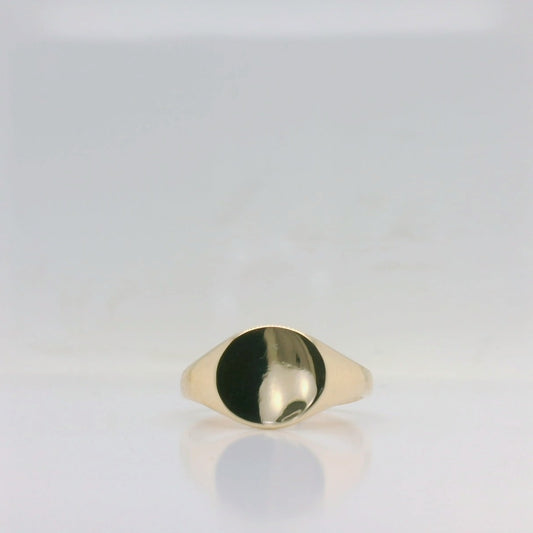 Round Signet Ring