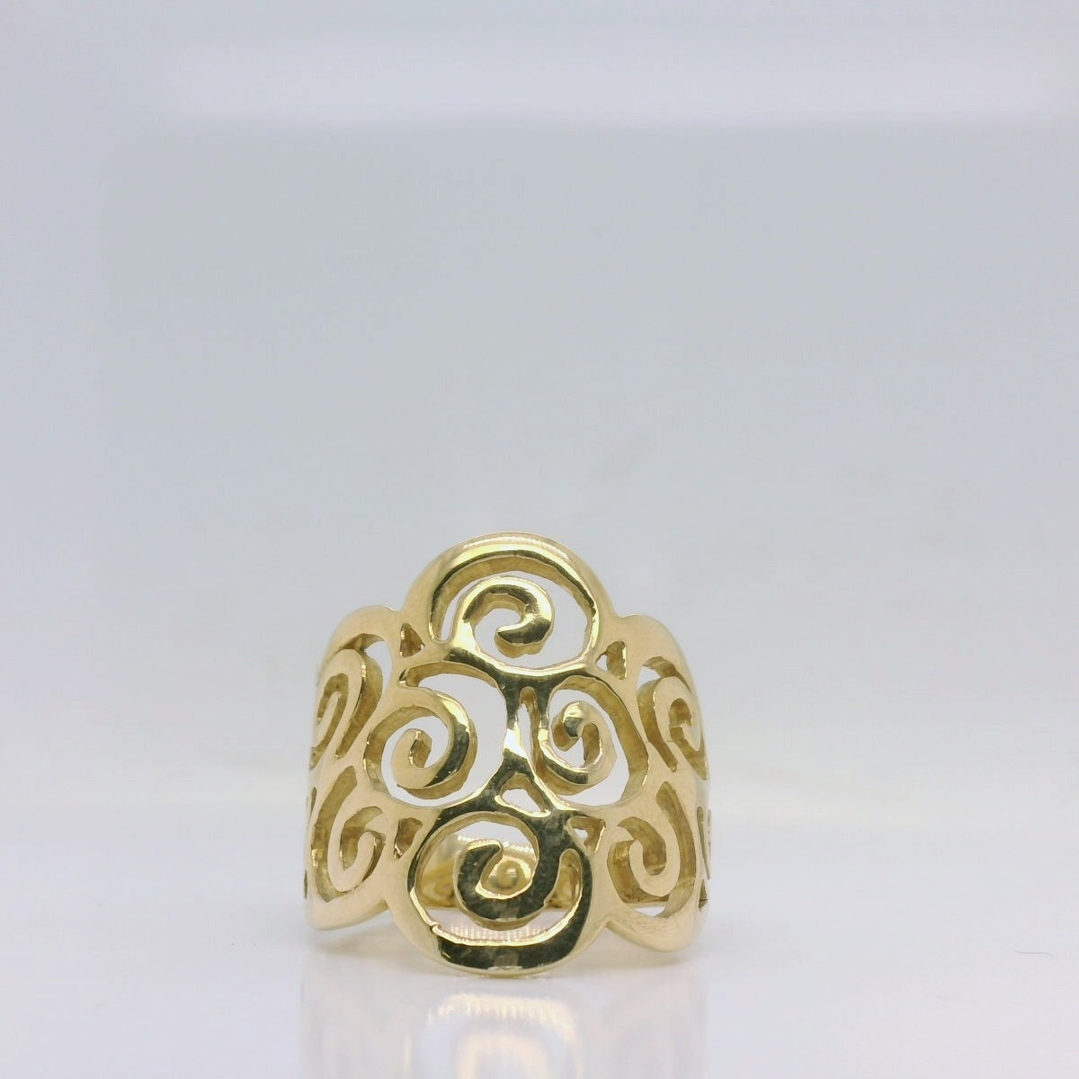 Cut Out Scroll Ring
