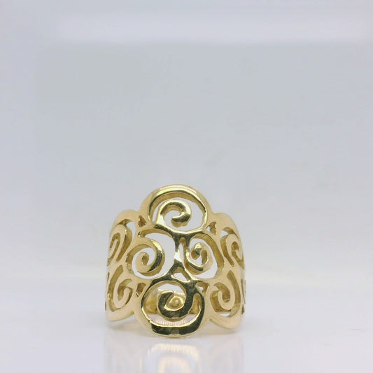 Cut Out Scroll Ring