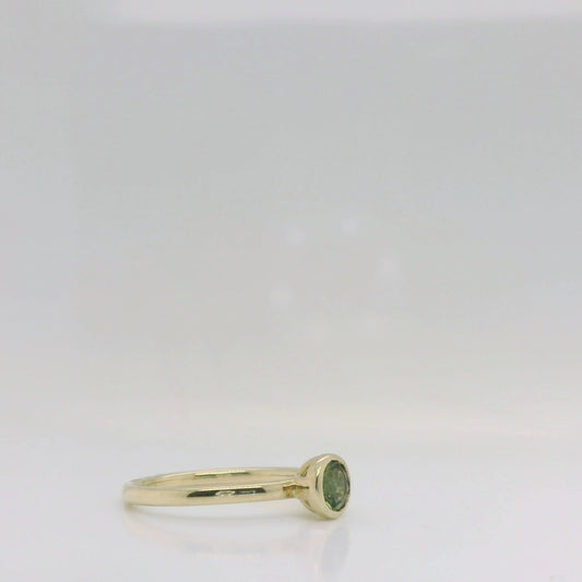 Green Tourmaline Ring