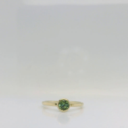 Green Tourmaline Ring