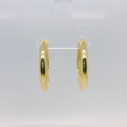 Gold Hinged Hoop
