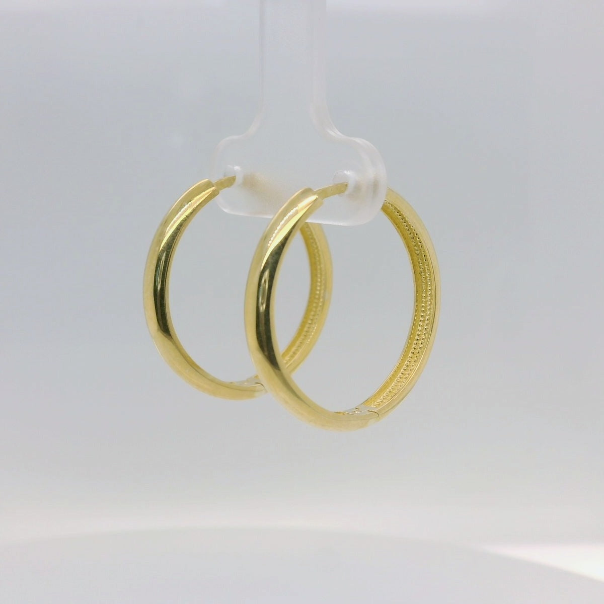 Gold Hinged Hoop