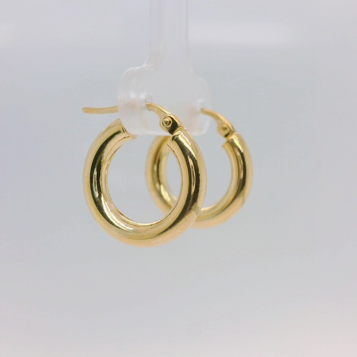 Gold Hollow Tube Hoop