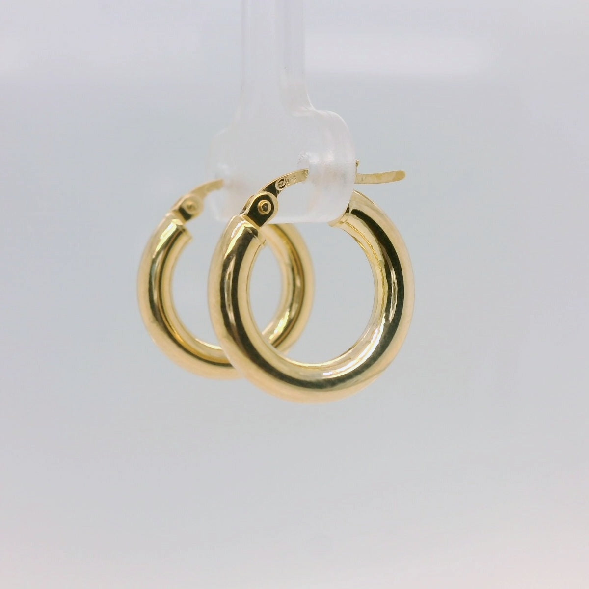 Gold Hollow Tube Hoop