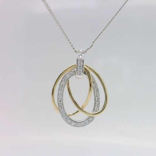 Triple Diamond Pendant