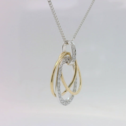 Triple Diamond Pendant