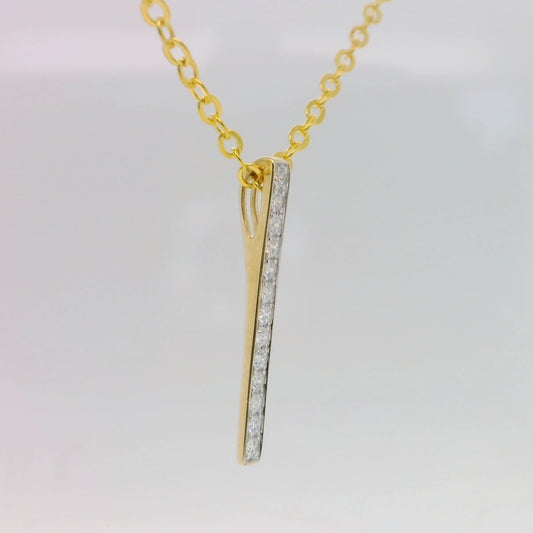Diamond Bar Pendant