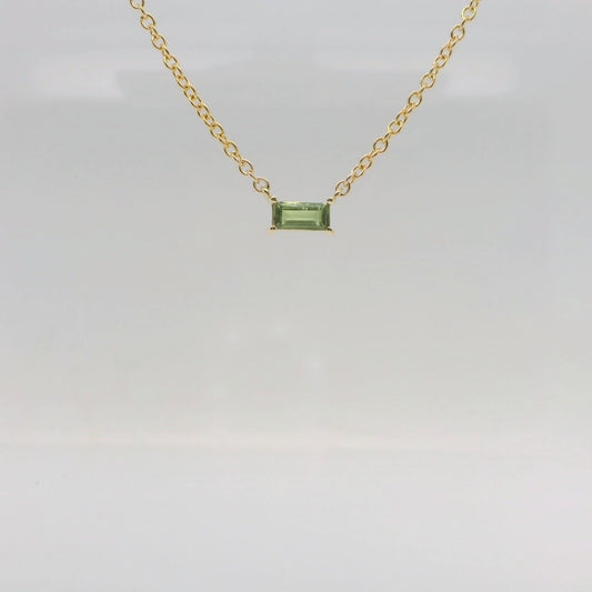 Green Sapphire Pendant