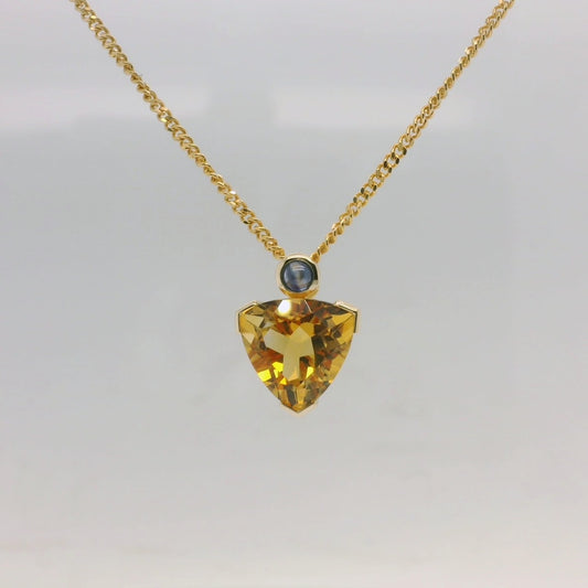 Citrine & Topaz Pendant