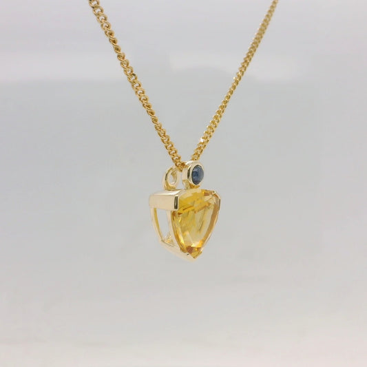 Citrine & Topaz Pendant