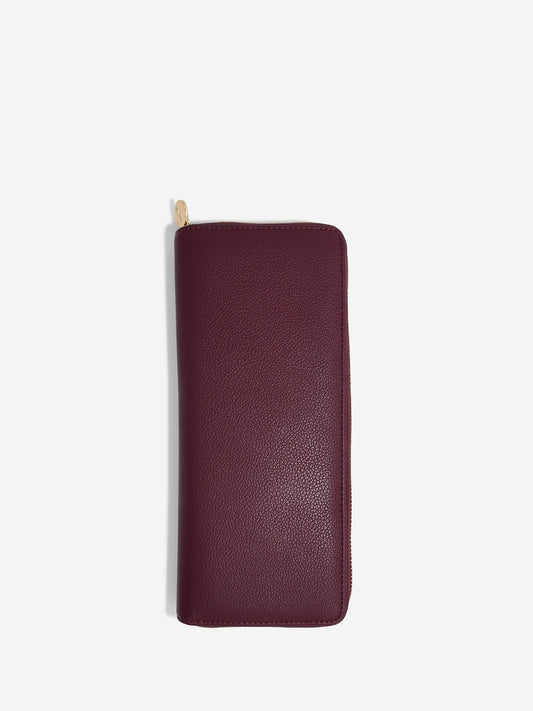 Burgundy Jewellery Wallet
