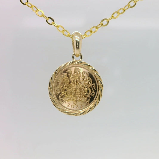 Limited Edition Queens Head Coin Pendant