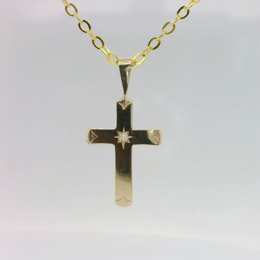 Diamond Cross Necklace