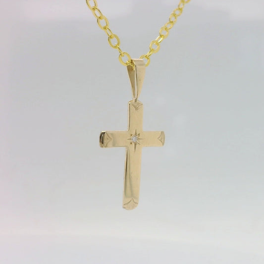 Diamond Cross Necklace