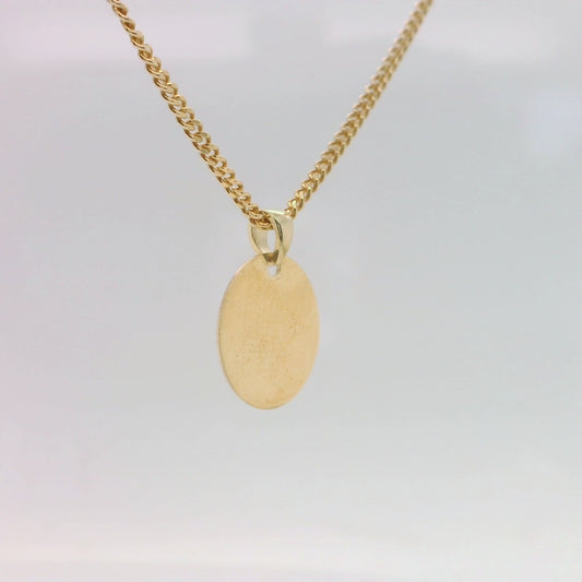 Plain Oval Pendant