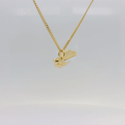 Gold Fantail Necklace