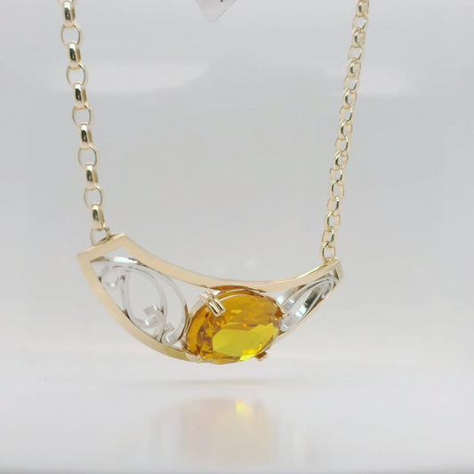 Golden Citrine Pendant