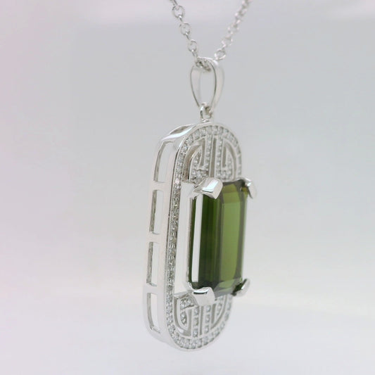 Green Tourmaline Pendant