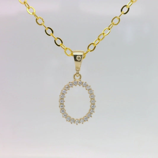 Circle CZ Pendant