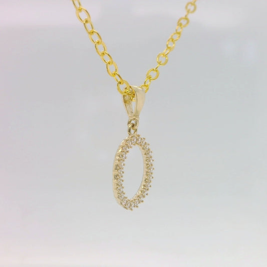 Circle CZ Pendant