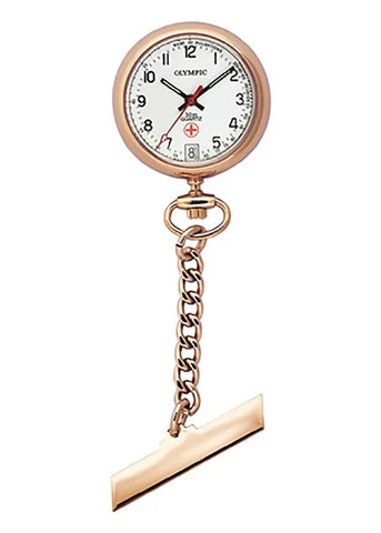 Olympic Rose Gold Nurses Watch