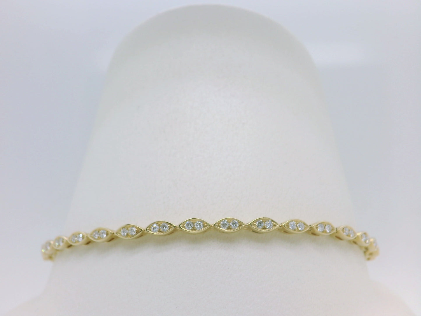 9ct Yellow Tennis Bracelet