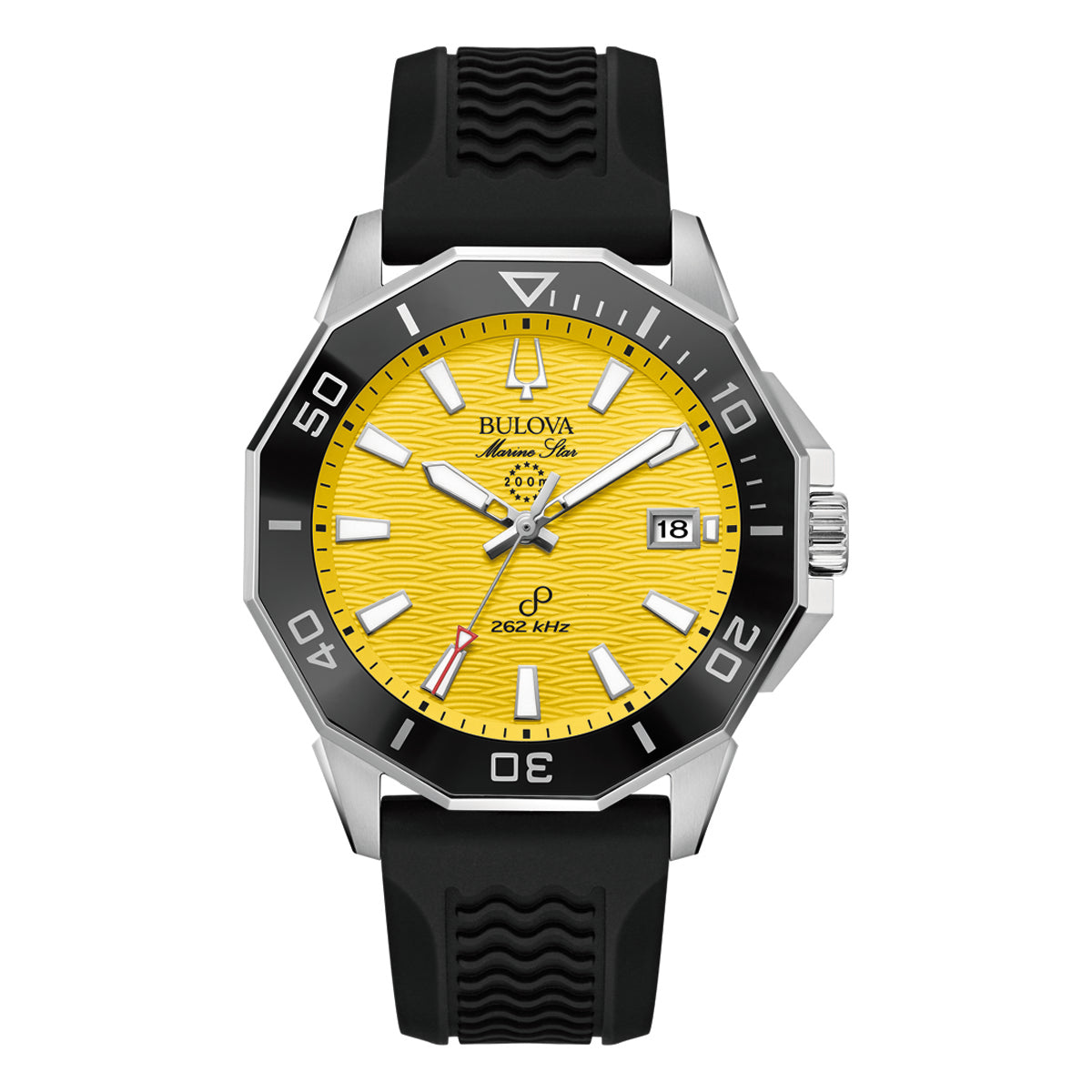 Bulova Gent's Yellow Dial Marine Star Watch