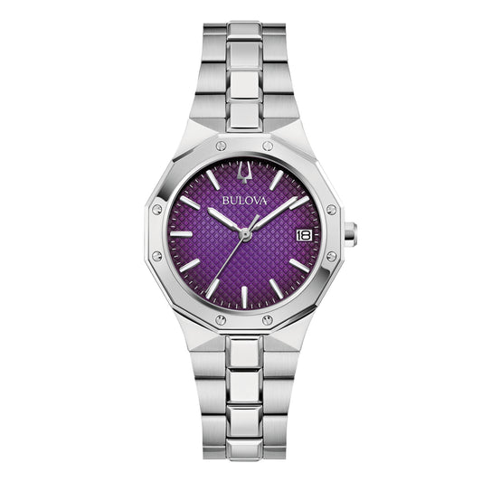 Bulova Ladies Purple Classic Prestige Watch