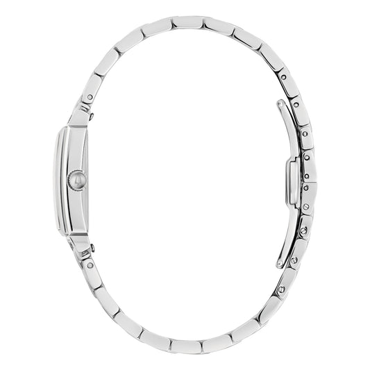 Bulova Ladies Rectangle Classic Sutton Watch - Silver-Tone