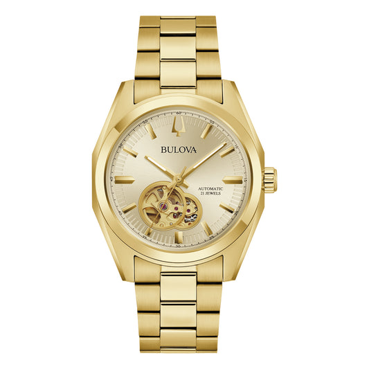 Bulova Gents Gold Automatic Surveyor Watch