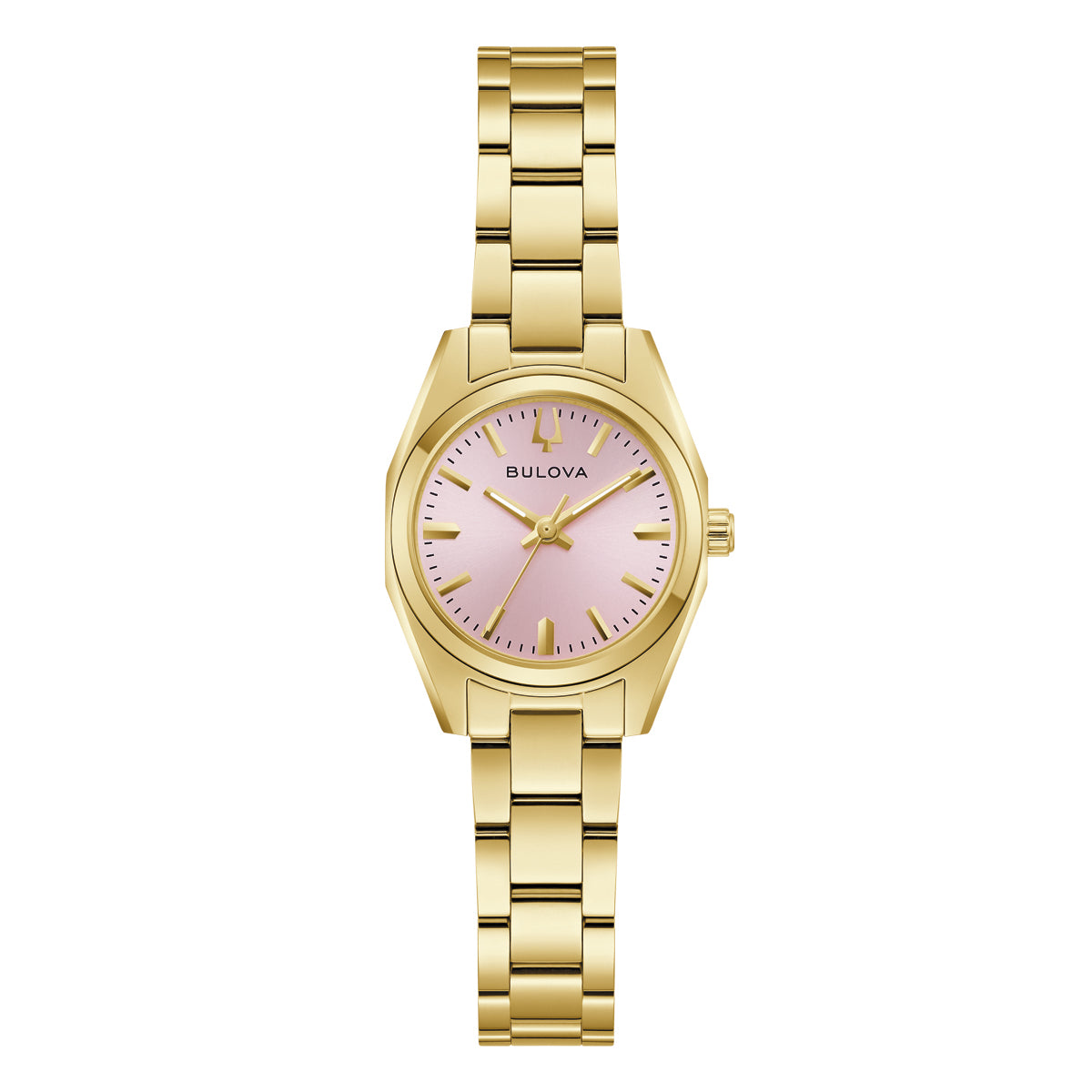 Bulova Ladie's Pink Dial Surveyor Mini