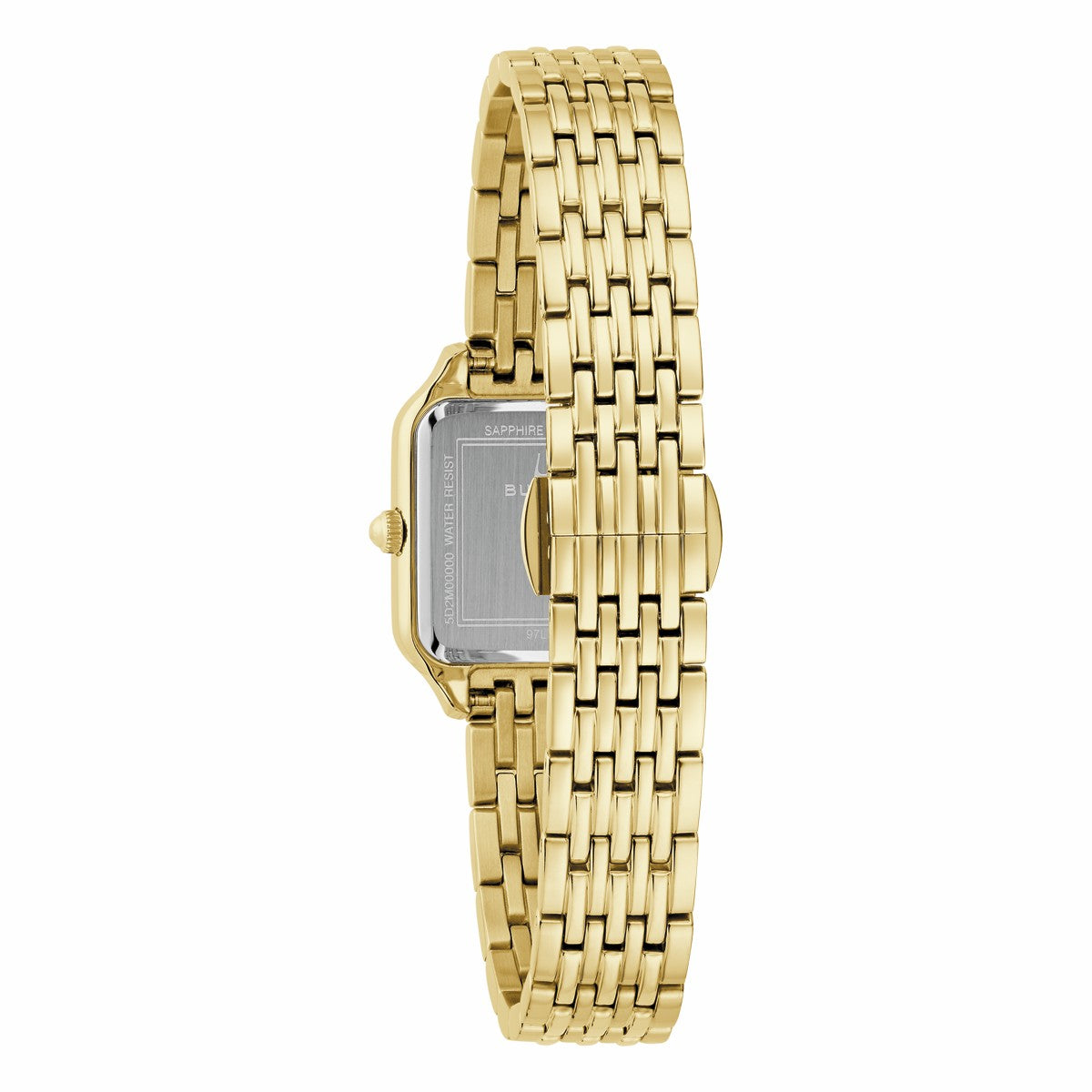 Bulova Ladies Gold Sutton Square Watch