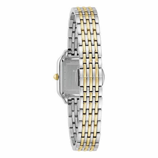 Bulova Ladies Two-Tone Sutton Square Watch
