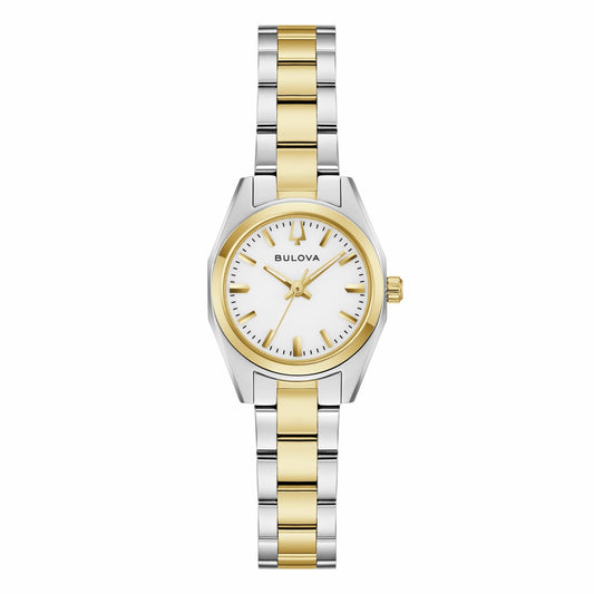 Bulova Ladies Two-Tone Surveyor Mini Watch
